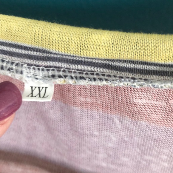Striped tee shirt. Size xxl. NWOT - Picture 2 of 4